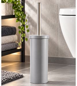 Approx. Ø 9.8 cm CLEAN UP toilet brush with matching holder – Grey **B-stock – inspected**
