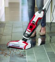 Bissell CrossWave Essential 3-in-1 Nass- und Trockensauger / Bodenreiniger mit zwei-Tank-Technologie Staubsauger Inkl. 236 ml Multi-Surface Reinigungslösung 560 W **B-Ware – geprüft** Weiß/Rot