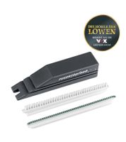 3-teiliges FUGENTORPEDO Fugenreinigungs-System mit 2 auswechselbaren Einsätzen Bad-Zubehör **B-Ware – geprüft** Grau/Weiß