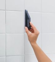 3-teiliges FUGENTORPEDO Fugenreinigungs-System mit 2 auswechselbaren Einsätzen Bad-Zubehör **B-Ware – geprüft** Grau/Weiß