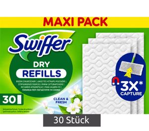 Swiffer MAXI PACK 30 Dry Floor Sweeping Cloths Refill – **B-Stock – Inspected** – White