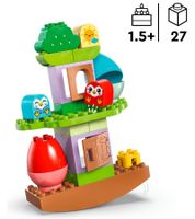 LEGO DUPLO Balancing and Stacking Tree with 2 Owl Figures & 2 Eggs – Toy Treehouse Set **B-Stock – Inspected** – Multicolored
