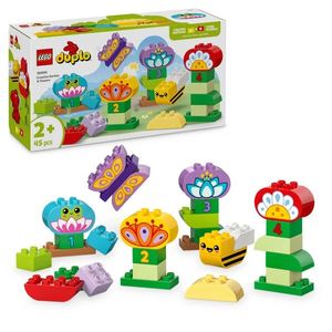 Creative LEGO DUPLO Flower Garden for toddlers aged 2+; playset with 45 colorful bricks (LEGO Set 10444 – **B-Stock/Outlet – Inspected**)