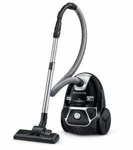 Rowenta Compact Power RO3945EA Bodenstaubsauger mit Beutel 900W, 3L Hygiene+ & 8,8m Aktionsradius **B-Ware – geprüft** in Schwarz