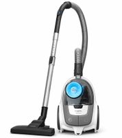 PHILIPS 2000 Series XB2122/09 beutelloser Bodenstaubsauger mit PowerCyclone 4, 850W, 1,3L & 8,8m Aktionsradius **B-Ware – geprüft** in Arktisweiß/Himmelblau