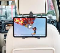 hama Headrest Tablet Mount with 360° Rotation (fits tablets up to 23 cm) **B-Stock – Inspected** Black