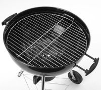 Barbacoa de carbón tipo kettle LANDMANN CG-I-415 con tapa, regulador de ventilación y ruedas Ø41cm **Producto de segunda selección – probado** en Negro