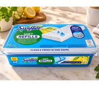 Swiffer MAXI PACK - 24 lingettes humides pour sols avec des milliers de fibres anti-déversement **Produit de seconde main - Vérifié** Recharges humides blanches
