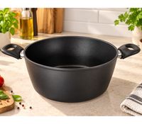 Casserole en aluminium forgé de 28 cm de diamètre avec revêtement antiadhésif **Produit de seconde main – Vérifié** Noir