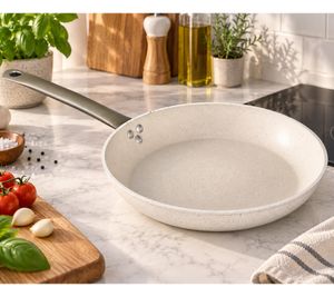Poêle Accademia Mugnano avec revêtement antiadhésif & fond induction Ø28cm **Produit de second choix – testé** en Blanc