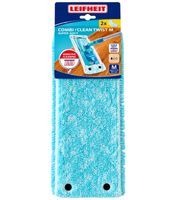 LEIFHEIT Lot de 2 housses de balai Combi/Clean Twist M SUPER SOFT, 33 cm, avec formule douce **Produit de seconde main – Vérifié** Bleu clair