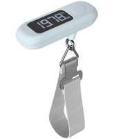Hama electronic luggage scale for suitcases & travel luggage – max. 50 kg, battery included **B-stock – inspected** (Blue/Grey)