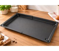 Plaque de cuisson extensible Zenker avec revêtement antiadhésif, compatible avec tous les fours standards **Produit de seconde main – Contrôlé** Noir