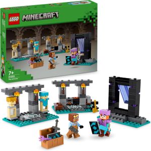 LEGO Minecraft 21252- Die Waffenkammer (The Armoury), Lego-Set in Bunt