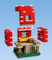 LEGO Minecraft Das Pilzhaus (The Mushroom House) 21179 Set mit 3 Minecraft Mini-Figuren, 272 Teile Bunt