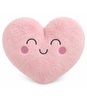 Kuscheliges ESK Kirschkern-Kissen im niedlichen Herz-Design Wärmekissen Mikrowellen-Wärmekissen ca. 23 × 22 × 3 cm in Rosa