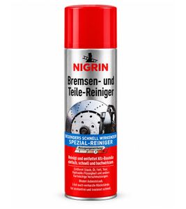 500ml NIGRIN Bremsen- & Teilereiniger, schnelltrocknender Spezialreiniger zum Reinigen & Entfetten von Bremsen, Kupplung, Motor & Getriebe für Wartung & Reinigung