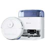 ECOVACS Deebot Mini Robot Vacuum & Mop with Omni All-in-One Station and Integrated Carry Handle – OZMO Turbo 2.0 Mopping System with 45°C Hot Air Drying – White