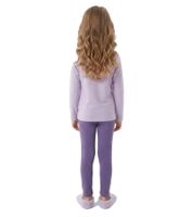 Disney FROZEN Kinder 2-teiliger Pyjama für Mädchen Schlafanzug-Set mit Anna und Elsa Print Baumwolle-Homewear Hose mit Olaf Print Nachtwäsche in Lila