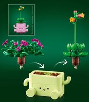 LEGO BOTANICALS Rocking Plants 2 Kunstpflanzen & 2 pastellfarbene Blumentöpfe, Set mit Kunstblumen, 253 Teile **B-Ware – geprüft** 11506 in Bunt
