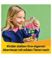 LEGO Creator 3in1 Wilde Tiere: Rosa Flamingo 31170 mit 288 Teilen, 3 Bauvarianten Flamingo, Kakadu & Axolotl ab 8 Jahren **B-Ware – geprüft** Bunt