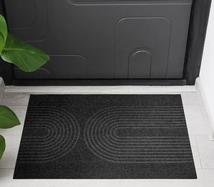 andiamo Fußmatte Tokio Black 90 x 60 cm Sauberlaufmatte für den Innen- und Außenbereich Fußabtreter **B-Ware – geprüft** Schwarz