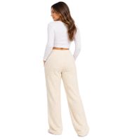 kuschelige LA GEAR Damen Teddyfleece Hose – Bequeme Teddy Kuschelhose in Mahagoni/Rosa oder Beige 