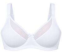 Sujetador minimizador para mujer sin aros – Cómodo sujetador blanco