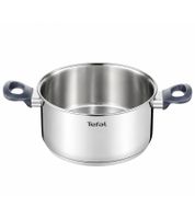 20cm Tefal Daily Cook Kochtopf ca. 2,5 Liter mit Soft-Touch-Griffe Edelstahl-Topf **B-Ware – geprüft** Silber