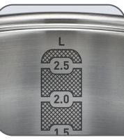20cm Tefal Daily Cook Kochtopf ca. 2,5 Liter mit Soft-Touch-Griffe Edelstahl-Topf **B-Ware – geprüft** Silber