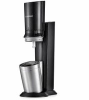 SodaStream Crystal 3.0 Wassersprudler Sprudelgerät Schwarz – Glaskaraffe & CO₂-Zylinder können fehlen **B-Ware – geprüft** Schwarz