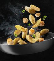 Ø 24 cm Tefal Hard Titanium Essential Bratpfanne mit Titanium-Antihaftbeschichtung Pfanne **B-Ware – geprüft** Schwarz