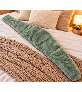 XXL Wärmflaschenbezug 150 cm – Extra langer, weicher & flauschiger Fleecebezug für große Wärmflaschen **B-Ware – geprüft** Grün
