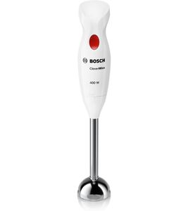 BOSCH CleverMixx MSM24510 Stabmixer 400 W mit 4-Klingen-Edelstahlmesser Pürierstab mit AntiSplash-Funktion B-Ware – geprüft Schwarz