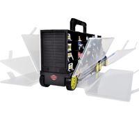 Dickie Toys 28-teiliges Polizeiauto-Transporter mit Tragegriff – Polizei-LKW mit Platz für 42 Spielzeugautos, inkl. 8 Autos, 1 Helikopter & Zubehör **B-Ware – geprüft** Blau