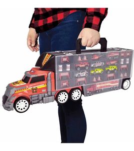 Dickie Toys 42-teiligen Feuerwehr-Set inklusive 9 detailreichen Fahrzeugen Spielzeug-Fahrzeuge **B-Ware – geprüft** Mehrfarbig