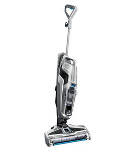 Aspiradora y limpiadora de suelos Bissell CrossWave C3 Pro 3 en 1 (húmedo y seco) con tecnología de doble depósito, incluye 236 ml de solución de limpieza multisuperficie, 560 W **Producto reacondicionado (Clase B) – verificado** Gris