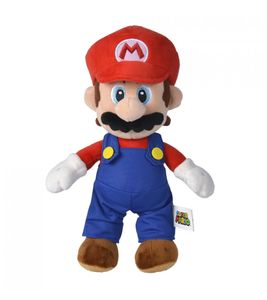 Simba Super Mario Mario-Plüschfigur ca. 30cm kuschelweich & detailgetreu **B-Ware – geprüft** Mehrfarbig