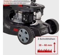 Scheppach PY-RM132-40 Cortacésped de Gasolina 40cm 3,3CV, Recogedor 35L & Altura 30–66mm **Producto de segunda selección – probado** Rojo