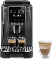Cafetera superautomática De'Longhi Magnifica Start con espumador de leche para espresso, café, americano y capuchino (15 bares, 1450 W) **Producto reacondicionado (B-Ware) – verificado** Negro/Plata