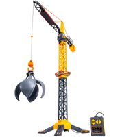 Dickie Toys RC-Kran Mighty Crane 110 cm – Ferngesteuerter Spielzeugkran für Kinder – Baustellenkran mit Fernsteuerung **B-Ware – geprüft** Gelb/Schwarz