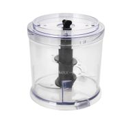 500ml Emerio Mini-Zerkleinerer MC-128696, 250W Elektrischer Multizerkleinerer mit DC-Motor, 4 Edelstahlklingen & Anti-Rutsch-Füßen **B-Ware – geprüft** Schwarz