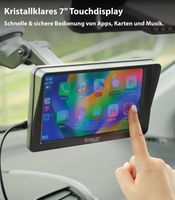 Pantalla TECHNAXX de 7" con Wireless CarPlay y Android Auto TX-320 - Transmisión por AUX o FM a la radio del coche **Producto reacondicionado (B-Stock) – verificado** Negro