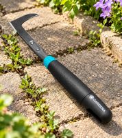 GARDENA Fugenkratzer mit rutschhemmender Griffoberfläche Unkrautkratzer Garten-Wekzeug ca. 34 × 7 × 4 cm **B-Ware – geprüft** Grau