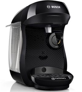 BOSCH Tassimo Happy Kapselmaschine Pad-Kaffeemaschine mit One-Touch Bedienung 0,7 L 1400 W **B-Ware – geprüft** Schwarz