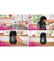 BOSCH Tassimo Happy Kapselmaschine Pad-Kaffeemaschine mit One-Touch Bedienung 0,7 L 1400 W **B-Ware – geprüft** Schwarz