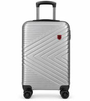 SWIZZDESIGN Boardtrolley ca. 55 × 35 × 20cm 35L mit TSA-Zahlenschloss, 8 Rollen & 360°-Funktion **B-Ware – geprüft** Grau