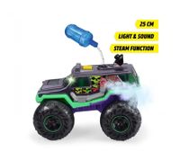 25cm Rowdy Rocker Monstertruck mit Licht, Sound, Dampfeffekt, Federung & Gummireifen von Dickie Toys ab 3 Jahren **B-Ware – geprüft** Mehrfarbig