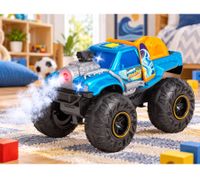 25cm Dickie Toys Wave Runner Monster Truck with Light, Sound, Steam Effect, Suspension & Rubber Tyres Ages 3+ **B-Grade – tested** Multicoloured