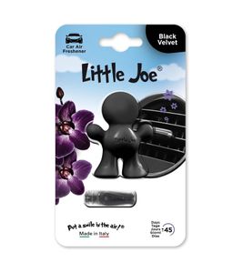 Auto-Lufterfrischer Black Velvet von Little Joe 3D-Duftfigur für Lüftungsgitter mit bis zu 45 Tagen Duft **B-Ware – geprüft** mit Befestigungsclip